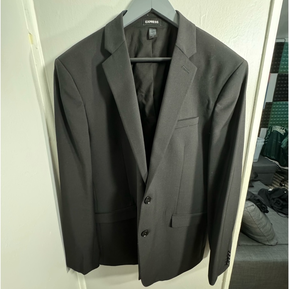 Express - Black Suit Jacket 42R